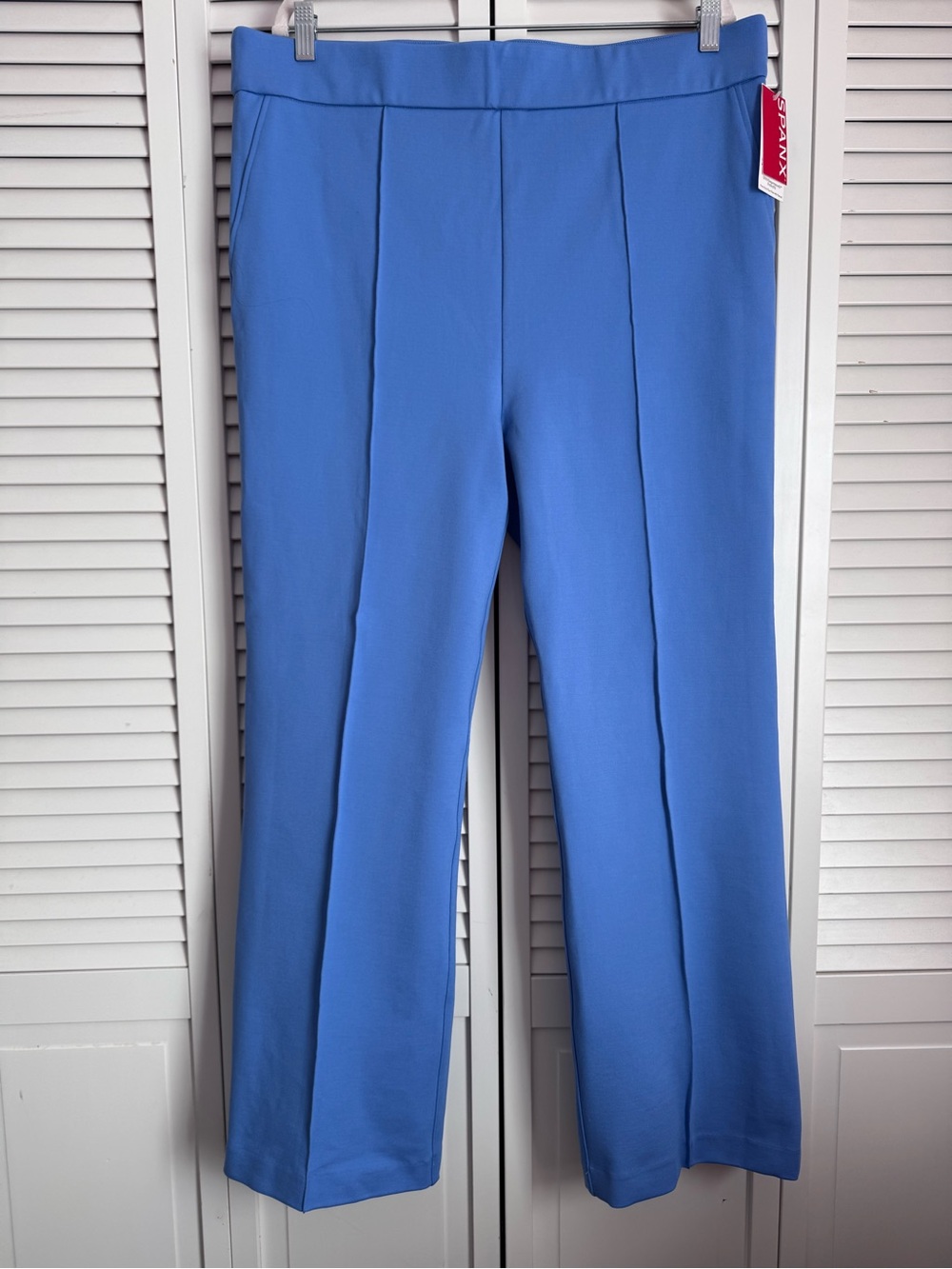 SPANX Supersmooth PerfectFit Ponte Kick Flare Pant Pintuck Blue 2X Tall NWT